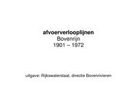 Afvoerverlooplijnen Bovenrijn 1901-1972