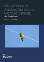 Microphones as Airspeed Sensors for Micro Air Vehicles