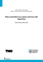 Rate-controlled Low Latency Service with OpenFlow