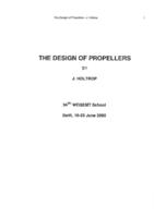 The design of propellers
