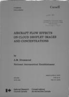 Aircraft flow effects on cloud droplet images and concentrations
