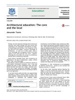 Architectural education: The core and the local
