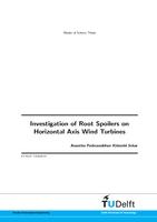 Investigation of Root Spoilers on Horizontal Axis Wind Turbines