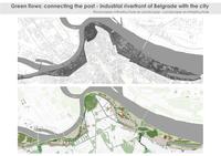 Green flows: Connecting the post - industrial riverfront of Belgrade with the city