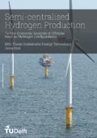 Semi-centralised hydrogen production