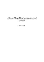 Joint modeling of land-use, transport and economy