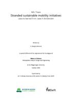 Stranded sustainable mobility initiatives 