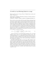 A model of car-following behavior at sags (abstract)