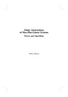 Finite Abstractions of Max-Plus-Linear Systems: Theory and Algorithms