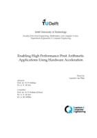 Enabling High Performance Posit Arithmetic Applications Using Hardware Acceleration