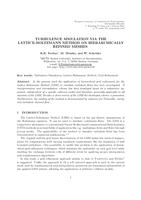 Turbulence Simulation via the Lattice-Boltzmann Method on Hierarchically Refined Meshes