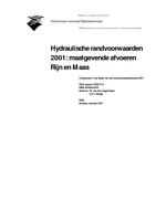 Hydraulische randvoorwaarden 2001: Maatgevende afvoeren Rijn en Maas