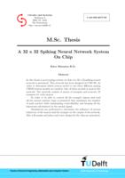 A 32 x 32 Spiking Neural Network System On Chip
