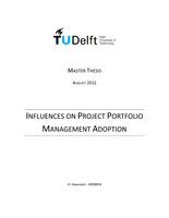 Influences on Project Portfolio Management Adoption