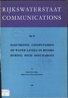 Electronic computation of water levels in rivers during high discharges