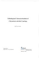Tribological Characterisation of Chromium-nitride Coatings