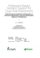 Preference-Based Decision Support for Quay Wall Assessment