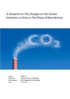 A Research on The Changes on the Carbon Emissions in China in The Phase of New Normal