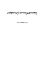 Development of a Modelling Framework for Core Data Integration using XRF Scanning