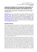 Integrated modelling for cost effective optimization of the urban wastewater system in the Eindhoven area (extended abstract)