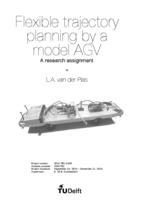 Flexible trajectory planning by a model AGV