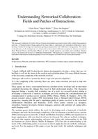 Understanding networked collaboration: Fields and patches of interactions
