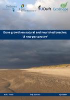 Dune growth on natural and nourished beaches