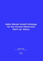 Seller market growth strategy for the circular electronics start-up, Valyuu
