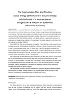 The gap between plan and practice: Actual energy performance of the zero-energy refurbishment of a terraced house