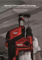 Market Introduction Strategy for a new Hilti cordless rotary hammer with dust removal system
