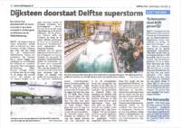 DELTARES - Dijksteen doorstaat Delftse superstorm