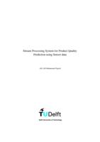 Stream Processing System for Product Quality Prediction using Sensor data