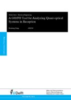 A GO/FO Tool for Analyzing Quasi-optical Systems in Reception