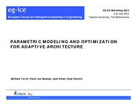Parametric modeling and optimization for adaptive architecture