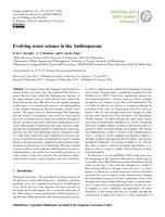 Evolving water science in the Anthropocene