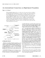 An International Consortium on High-Speed Propulsion