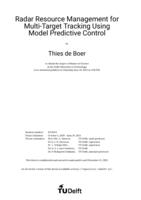 Radar Resource Management for Multi-Target Tracking using Model Predictive Control