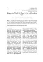 Diagnosis of Earth-Fill Dams by Several Sounding Tests