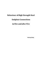 Behaviour of High Strength Steel Endplate Connections in Fire and after Fire