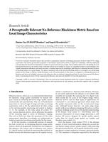 A Perceptually Relevant No-Reference Blockiness Metric Based on Local Image Characteristics