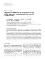 Experimental validation of the electrokinetic theory and development of seismoelectric interferometry by cross-correlation