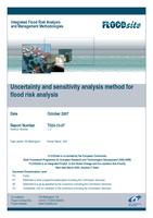 uncertainty and sensitvity analysis method for flood risk analysis