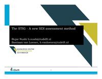 The STIG: A new SDI Assessment Method - Stress Test for SDIs