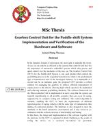 Gearbox Control Unit for the Paddle-shift System: Implementation and Verification of the Hardware and Software