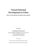 Transit-Oriented Development in China: How can it be planned in complex urban systems?