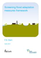 Screening flood adaptation measures framework