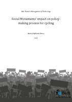 Social movements' impact on policy making process for cycling