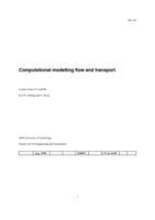 Computational modelling flow and transport