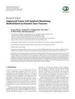 Engineered Tumor Cell Apoptosis Monitoring Method Based on Dynamic Laser Tweezers