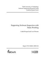Supporting software inspection with static profiling